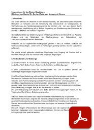 Deckblatt: 5. Anordnung für das Bistum Magdeburg zum Umgang mit Corona vom 30.10.2020