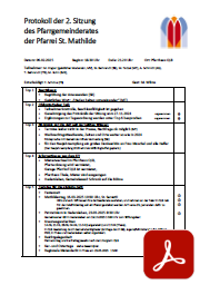 Deckblatt: Protokoll der 2. PGR-Sitzung vom 11.04.2025
