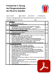 Deckblatt: Protokoll der 3. PGR-Sitzung vom 10.04.2025